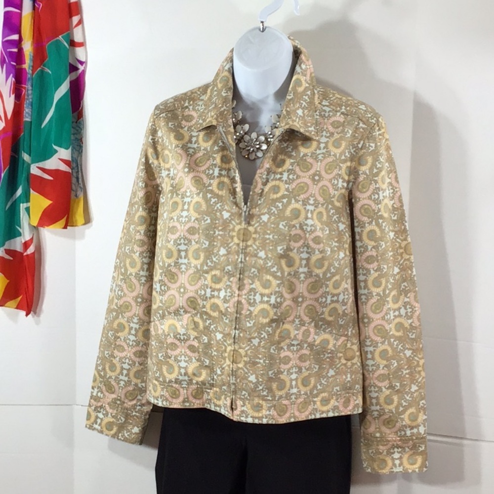 Pendleton Cotton Zip Front Jacket Pm - image 1